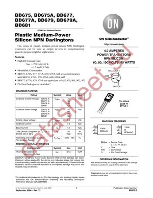 BD677AG datasheet  